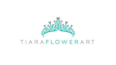 Tiara Flower Art Logo
